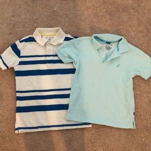 2 boys polo shirts size 8
